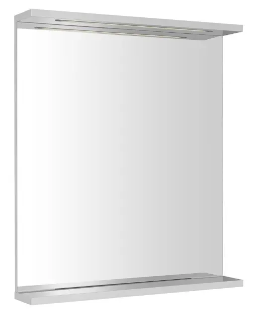 Aqualine Korin - Spiegel met LED-verlichting, 60x70 cm, wit KO390S