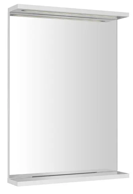 Aqualine Korin - Spiegel met LED-verlichting, 50x70 cm, wit KO395S