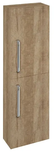 Levně Sapho Theia - Skříňka vysoká 40x138x19 cm, 2x dvířka, P/L, dub alabama TH400-2222