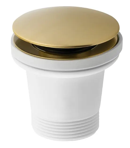 Polysan - Badafvoer, ClickClack, mat goud 71704GB