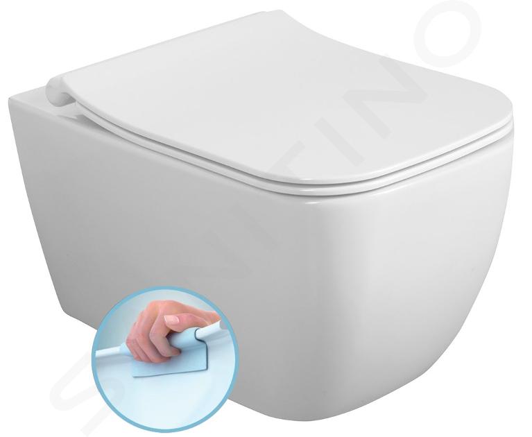 Sapho Isvea Vea - Hangend toilet, Rimless, wit 10VA02001