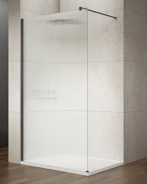 E-shop Gelco Vario - Sprchová zástena, 110x200 cm, sklo nordic/matná čierna GX1511-06