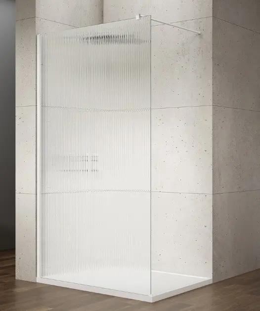 Gelco Vario - Paravan za tuš, 110 x 200 cm, nordijsko staklo/bijelo GX1511-07