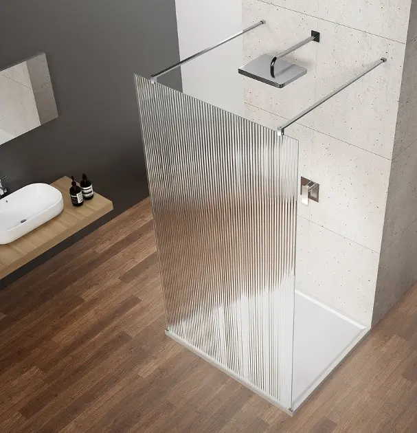 Gelco Vario - Paravan za tuš, 120 x 200 cm, nordijsko staklo/krom GX1512-01