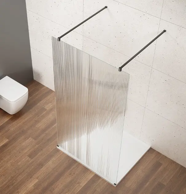 E-shop Gelco Vario - Sprchová zástena, 120x200 cm, sklo nordic/matná čierna GX1512-02
