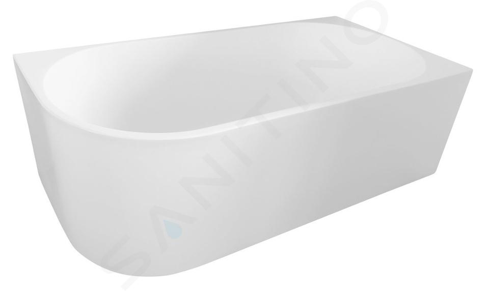 Aqualine Vany - Rohová vana Tibera, 1700x800 mm, pravá, bílá E1015IIJ1