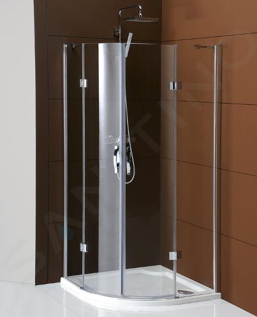 Gelco Legro - Štvrťkruhový sprchový kút, 90x90 cm, Coated Glass, chróm/číre sklo GL5590IIJ1