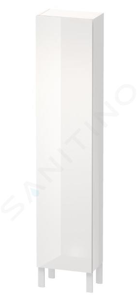 Duravit L-Cube - Skrinka vysoká 176x40x24 cm, pravá, lesklá biela LC1170R2222IIJ1