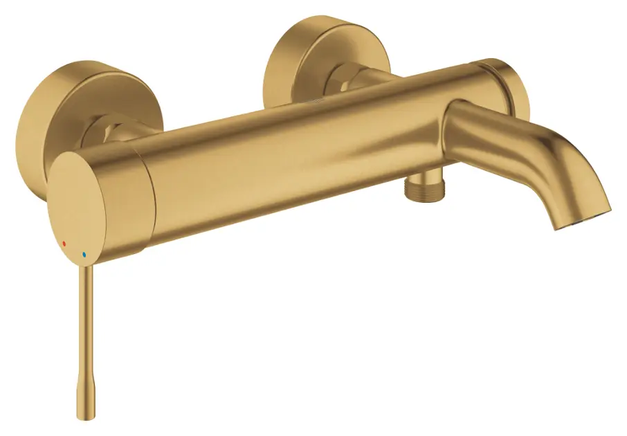 E-shop Grohe Essence - Vaňová batéria, kefovaný Cool Sunrise 33624GN1IIJ1