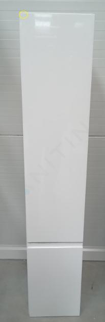 kielle Oudee - Vysoká skříňka závěsná, 157x30x32 cm, lesklá bílá 50202010IIJ3