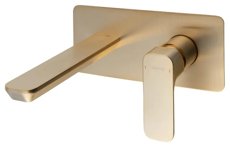 Sapho Spy - Unterputz-Waschtischarmatur, mattgold PY08/19