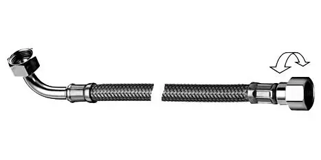 Schell Clean-Flex S - Pružné flexi-hadičky, chróm 103160699