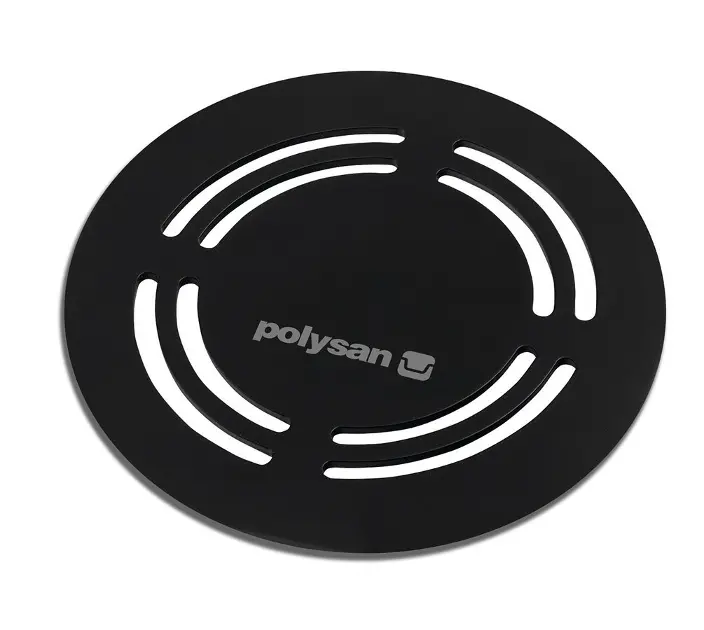 Levně Polysan Flexia - Krytka sifonu, černá 73217