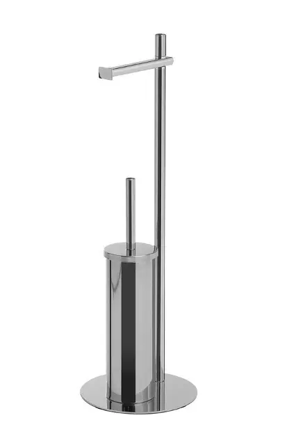 Sapho Gedy badkameraccessoires - Toiletpapier- en toiletborstelhouder, chroom 143213