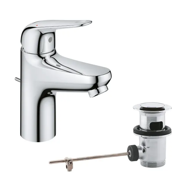 Grohe Swift - Umývadlová batéria s výpusťou, chróm 24316001