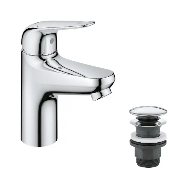 Grohe Swift - Umyvadlová baterie, s výpustí Push-Open, chrom 24318001