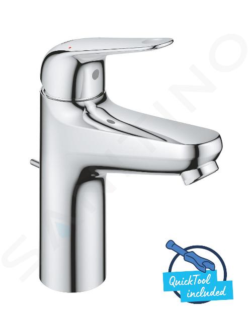 Grohe Swift - Grifo de lavabo con desagüe, cromo 24325001