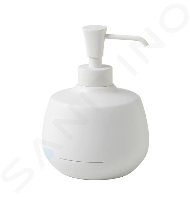 Dispenser Sapone Liquido in Plastica Bianco da Appoggio