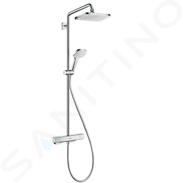 Hansgrohe Croma - Zestaw prysznicowy Showerpipe z termostatem, 1jet, chrom 27630000IIJ1