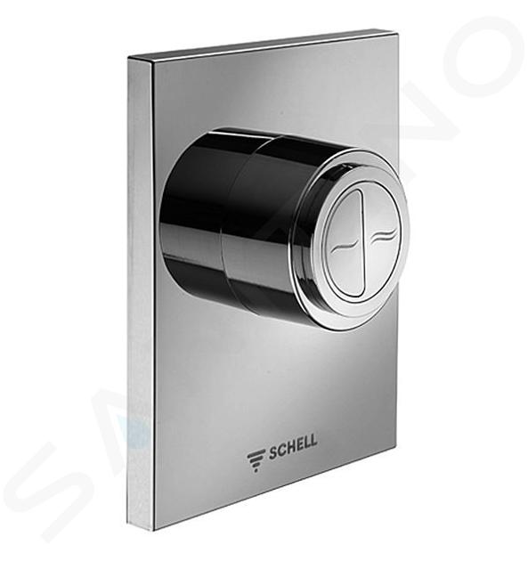 Schell Edition - WC-Betätigungsplatte, 2 Spülmengen, chrom 028240699