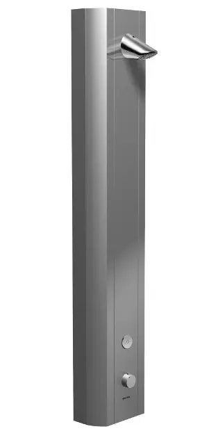 Schell Linus - Sprchový panel s termostatom DP-C-T, CVD elektronika, eloxovaný hliník 008190899