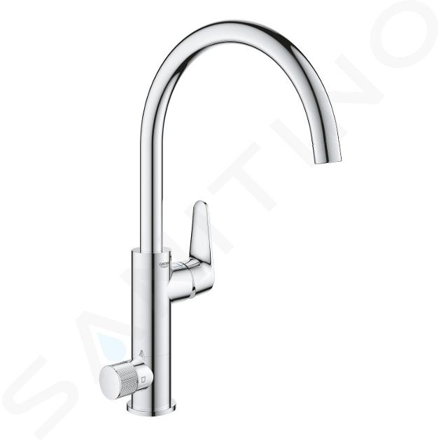 Grohe Blue Pure - Dřezová baterie Baucurve s filtrační funkcí, chrom 31723000IIJ1