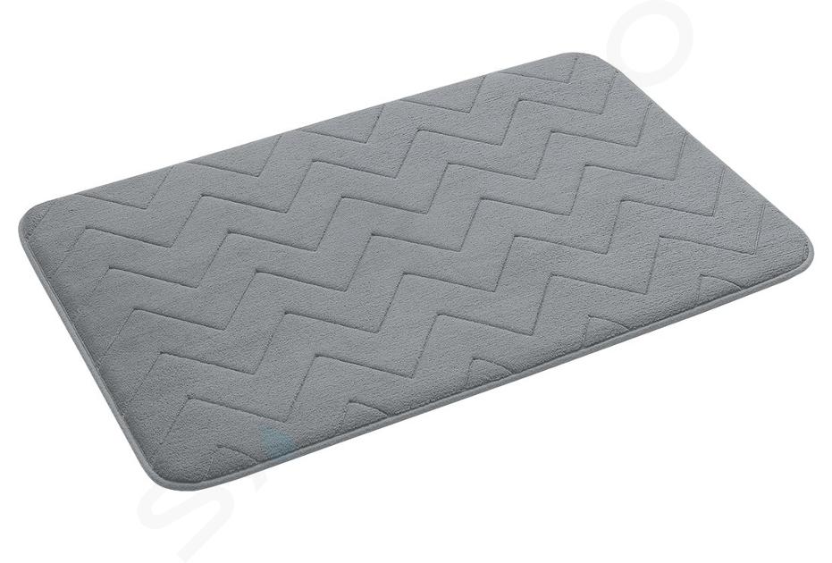 Sapho Gedy badkameraccessoires - Badkamermat 50x80 cm, met antislip, grijs 96MS508008