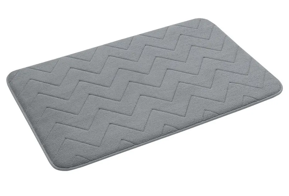 Sapho Gedy Bathroom accessories - Bathroom mat 50x80 cm, with anti-slip, grey 96MS508008