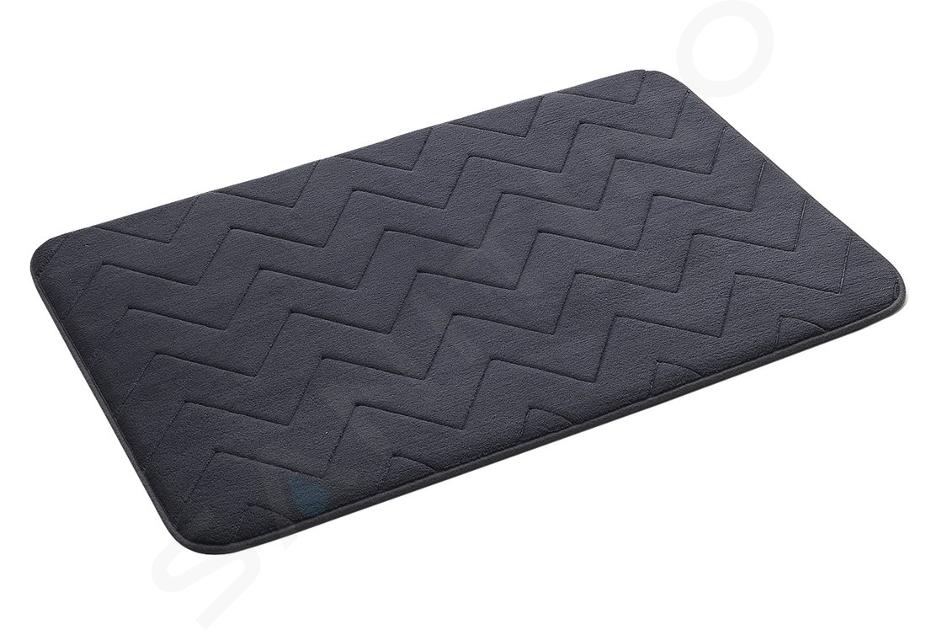 Sapho Gedy badkameraccessoires - Badkamermat 50x80 cm, met antislip, antraciet 96MS508085