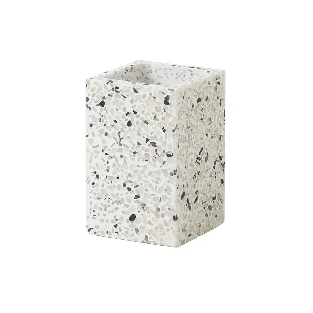 Sapho Gedy Zoe - Držák kartáčků a pasty na postavení, bílá ZO9820