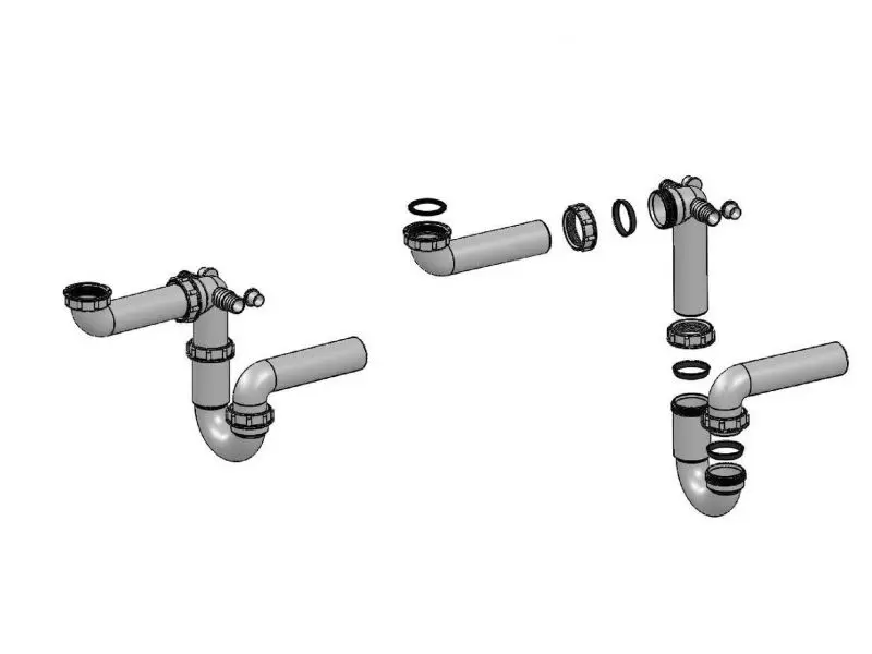 Pinza Per Sifone Kraftmann | Ganasce Trasparenti, Regolabile 4 Livelli - 230mm - Foto 8
