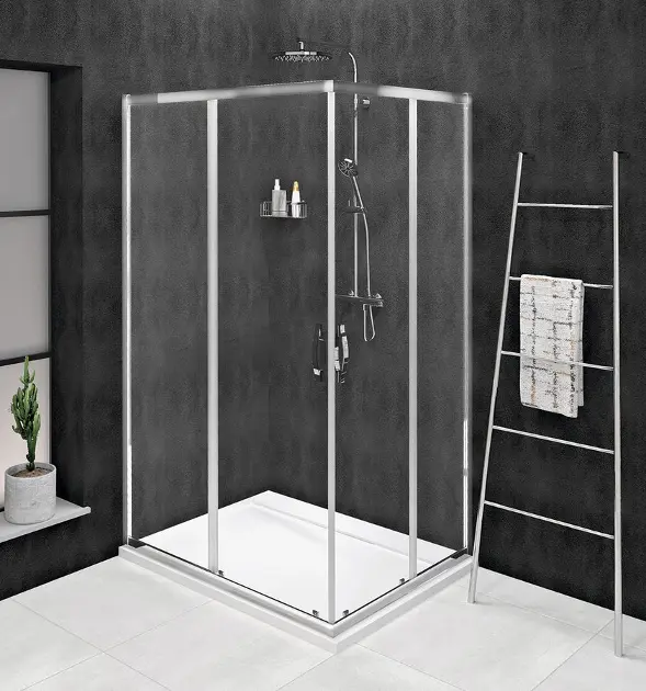 Gelco Sigma Simply - Душ ъгъл 120x110 см, L/R вариант, прозрачно стъкло/хром GS2112-02