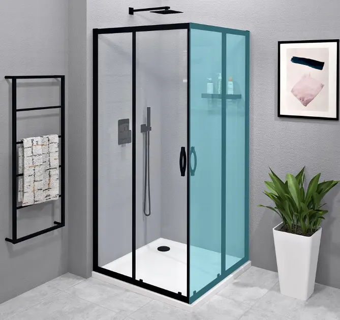 Gelco Sigma Simply - Душ врата 120 см, прозрачно стъкло/черно GS2112B