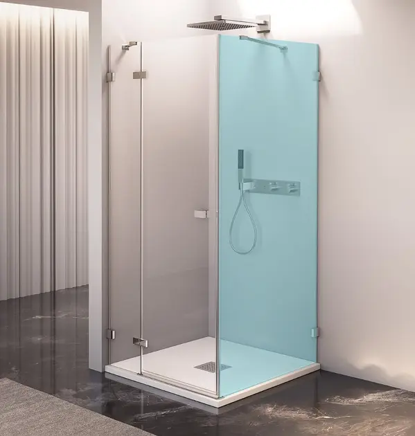 E-shop Polysan Edge - Sprchové dvere Fortis 100x200 cm, ľavé, Antidrop, číre sklo/chróm FL1210L