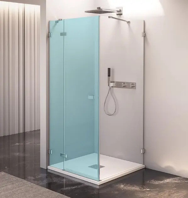 E-shop Polysan Edge - Sprchová stena Fortis 100x200 cm, Antidrop, číre sklo/chróm FL3522