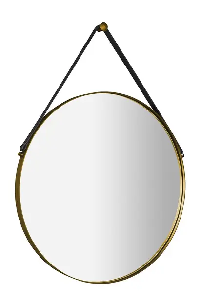 Sapho Orbiter - Miroir dans un cadre, diamètre 60 cm, or mat ORT060G