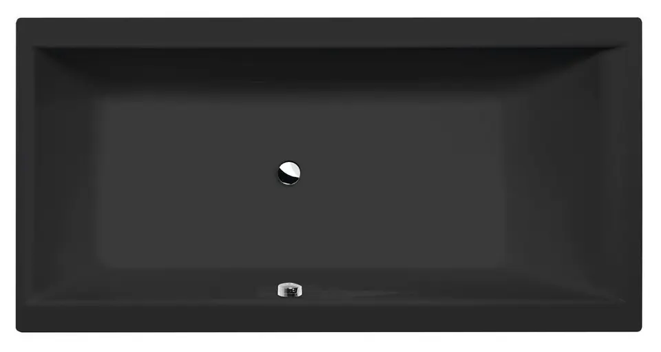 Polysan Cleo - Kada 180x90 cm, mat crna 13111.21