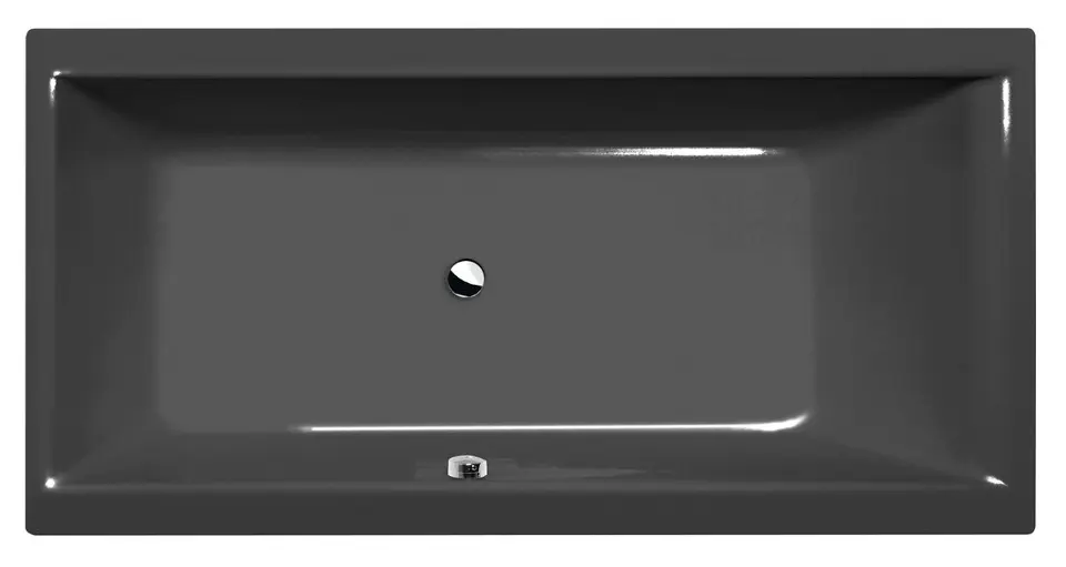 Polysan Cleo - Bañera de 180x90 cm, gris. 13111.30