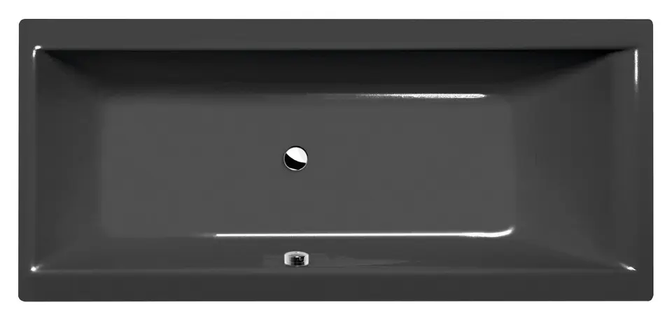 Polysan Cleo - Bañera de 180x80 cm, gris. 95611.30