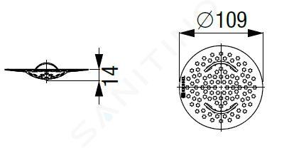 Kessel Accessori - Tappo antiodore Multistop, diametro 122 mm 48500