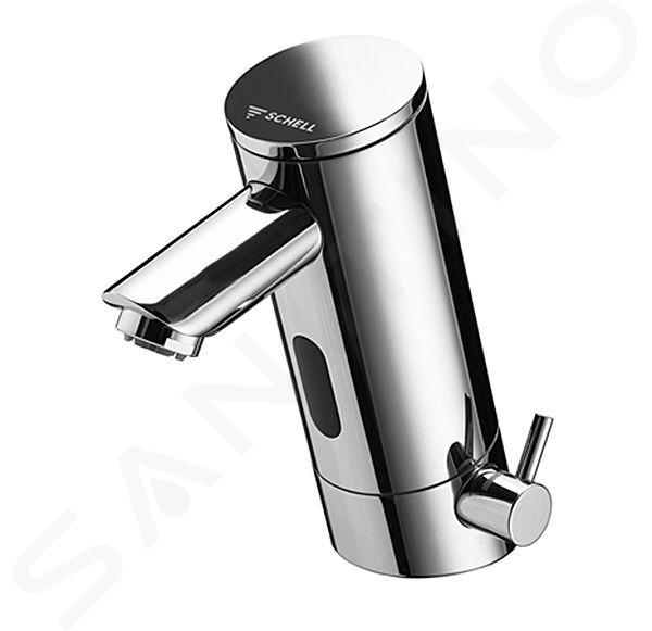 Schell Puris E - Mitigeur de lavabo électronique ND-M, alimentation par pile, contrôle de la température, chrome 012010699