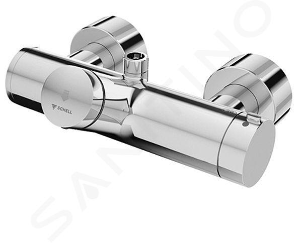 Schell Vitus - Termostatyczna bateria natryskowa VITUS VD-SC-T/o samozamykająca z górnym odpływem, chrom 016000699