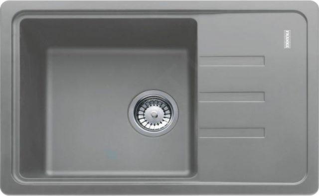 Franke Malta - Évier en fragranit BSG 611-62, 62x44 cm, pierre gris 114.0395.151