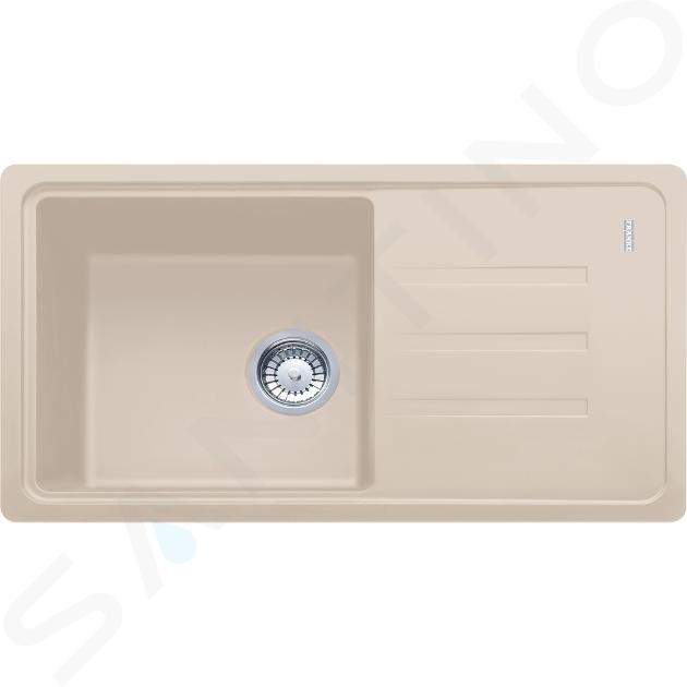 Franke Malta - Évier en fragranit  BSG 611-78/39, 780 x 435 mm, sahara 114.0395.153