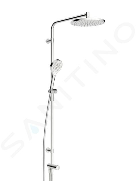 Hansa Viva - Set de douche sans mitigeur, diamètre 25 cm, 3 jets, chrome 44180300