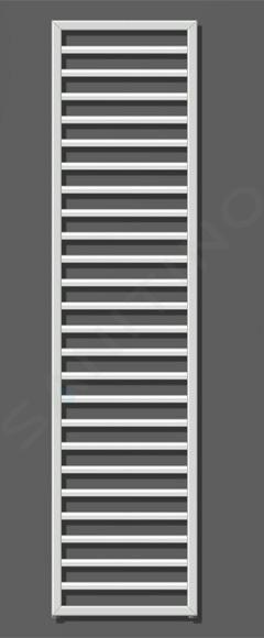 Zehnder Subway - Radiator de baie 1837 x 600 mm, drept, racord central 50 mm, lăcuit alb SUB-180-060