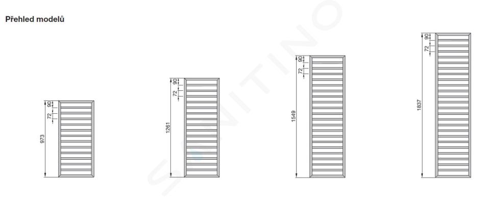 Zehnder Scaldasalviette Elettrico Serie Subway INOX 