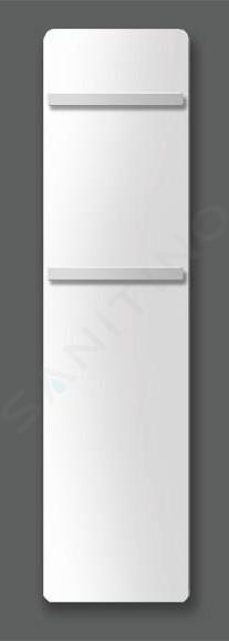Zehnder Vitalo Bar - Radiatore da bagno 189x40 cm, diritto, attacco centrale 5 cm, laccato bianco VIP-190-040