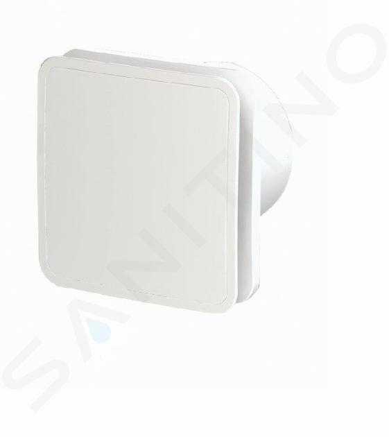 Zehnder Samika - Ventilateur mural, de plafond et de fenêtre 100 mm avec fonction HumidiSmart et TimerSmart ZLE100HT