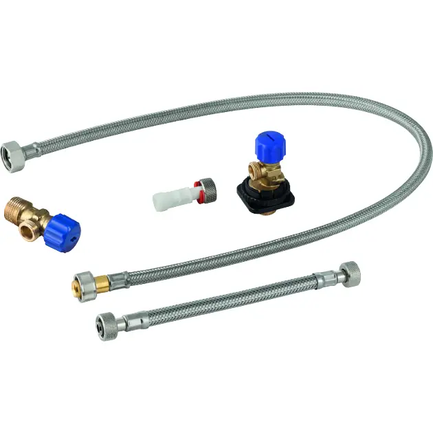 Geberit Monolith - Set di allacciamento idrico inferiore, 3/8" e 1/2" 131.074.00.1